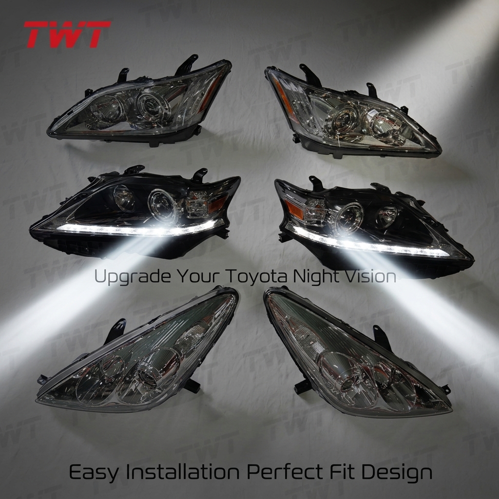 TWT Car Led Head Lamp Light Headlight Headlamp for Toyota Camry Camry Venza Celica CHR Coaster Corolla
