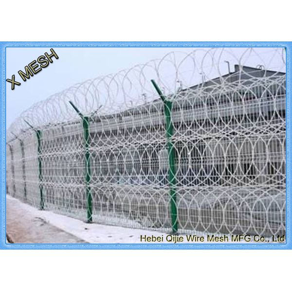 Высокая загородка сетки бритвы покрытия цинка 7.5*15cm сваренная гальванизировала ячеистую сеть бритвы