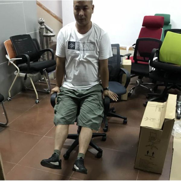 Commercial Green Office Revolving Chair For Executive / Manager Adjustable Height