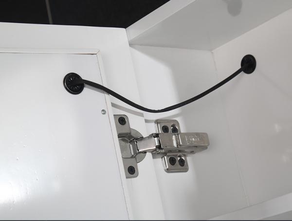 Single Door Ss  Bathroom Vanity LED Mirror Cabinet / Illuminated Wall Cabinets