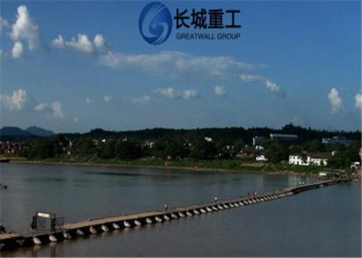 Steel Deck Bailey Bridge Rental Alkyd Paint / Hot Dip Galvanized