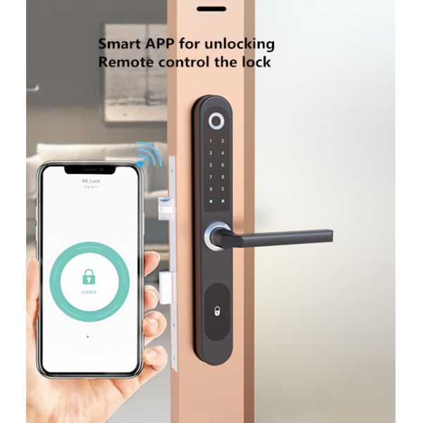 Bakue Bluetooth APP отпечаток пальца дверной замок спальни ROHS одобрен