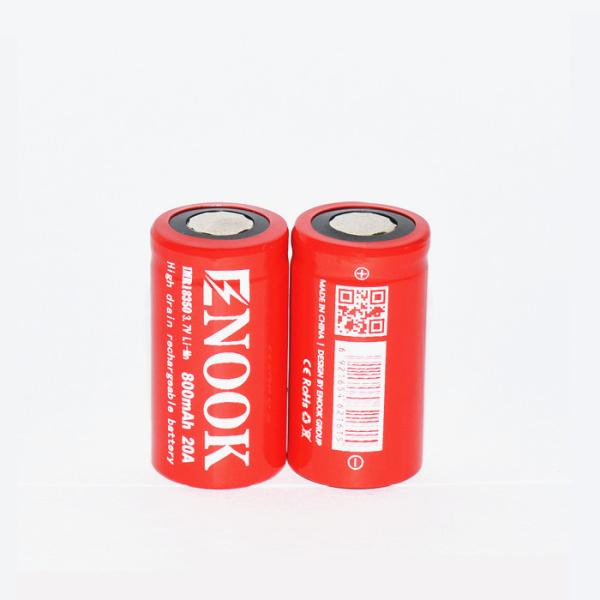 800mAh 20amp IMR 18350 Battery Rechargeable 3.7V Li Ion Battery Cell