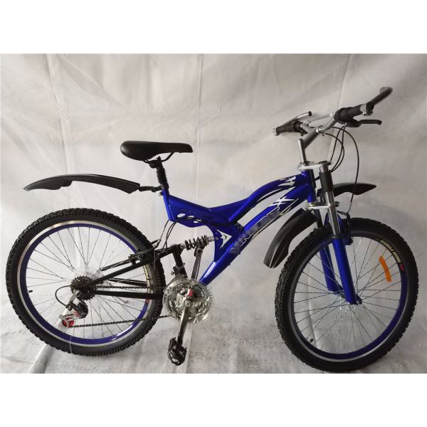 1.8m Full Suspension Folding Frame Adult Mountain Bike with Gross Weight of 17kg