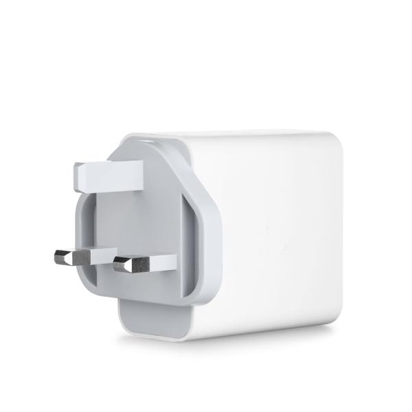 Cargador de pared USB-C de 2 pines, adaptador de alimentación de salida de alta velocidad de 60W para computadora portátil / tableta / teléfono