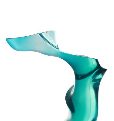 Personalize ofícios decorativos da escultura da resina acrílica de PMMA para a galeria de artes