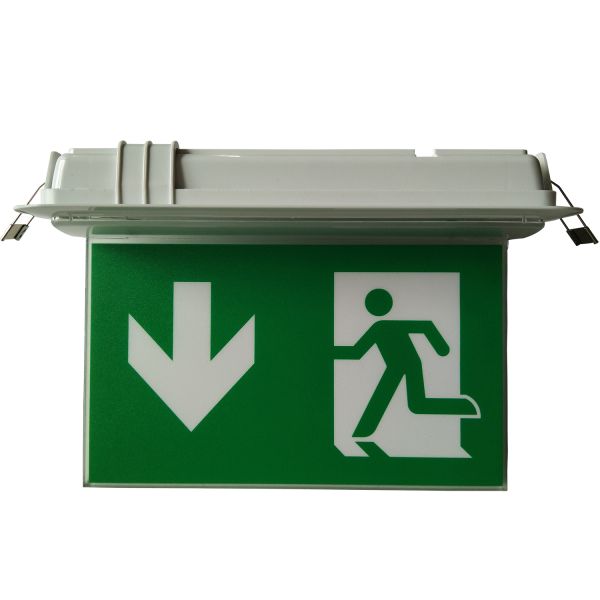 Energy Saving LED Rechargeable Emergency Exit Sign Ni-Cd Battery Emergency Exit Light