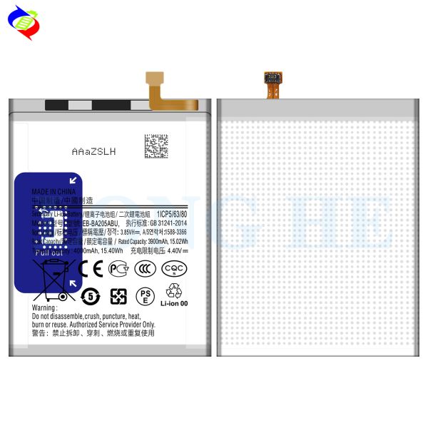 Samsung EB-BA205ABU Rechargeable Batteries Lithium Mobile Cell Phone Battery Production