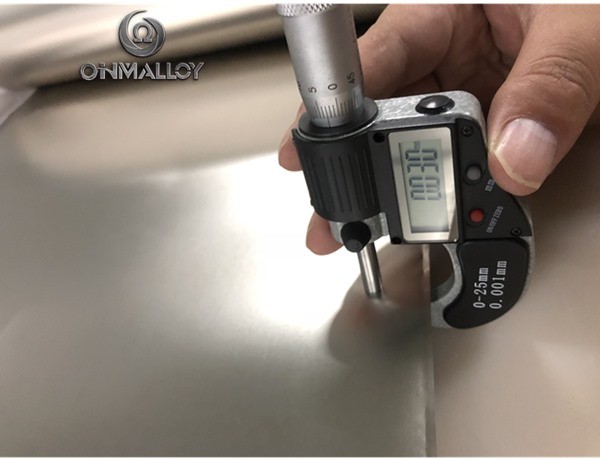 aluminium pur N4 N5 N6 de nickel d'épaisseur de 0.08mm pour les composantes électroniques