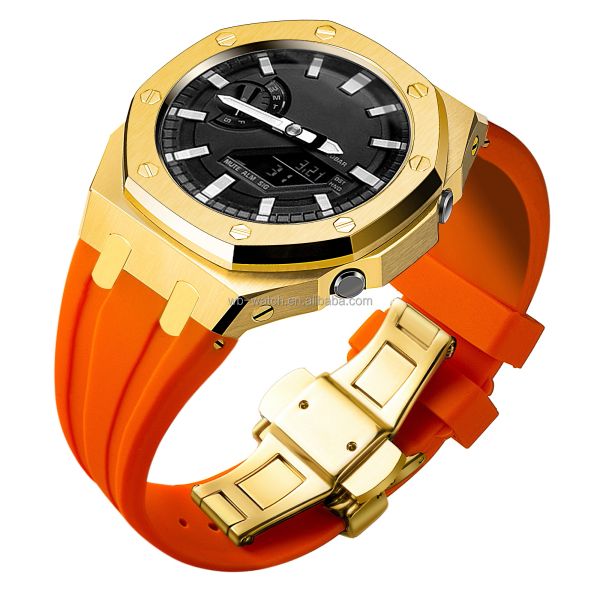 Casio Watch Modified Case And 316l Stainless Steel Watch Band For G Shock Ga2100