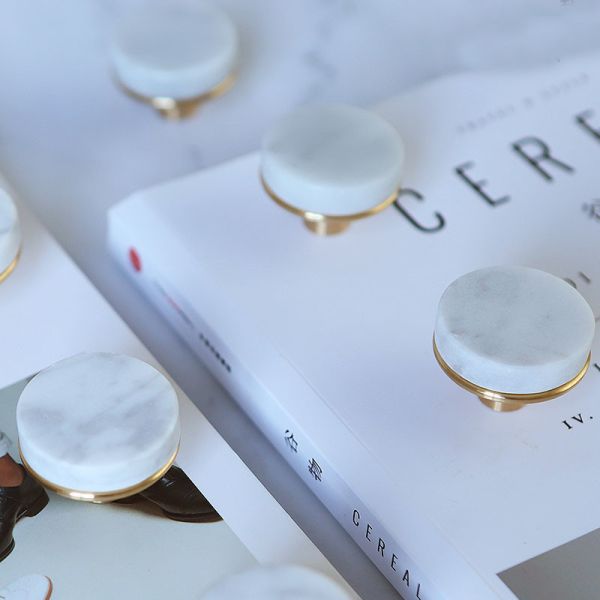 Amertop Metal Brass Cabinet Pull Handles Copper Cabinet Knobs & Handles