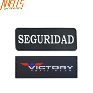 USA Flag Morale PVC Patch Lightweight Air Force Custom Rubber Logo Patch