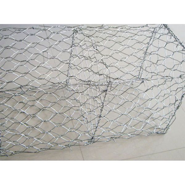 PVC 8x10cm покрыл подпорную стенку ячеистой сети корзин Gabion