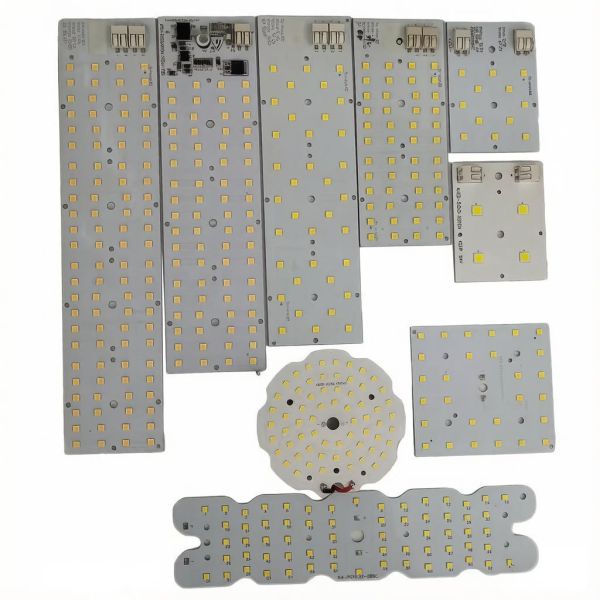 Customized Aluminum LED PCB Board with 0.1mm Minimum Line Spacing High Thermal