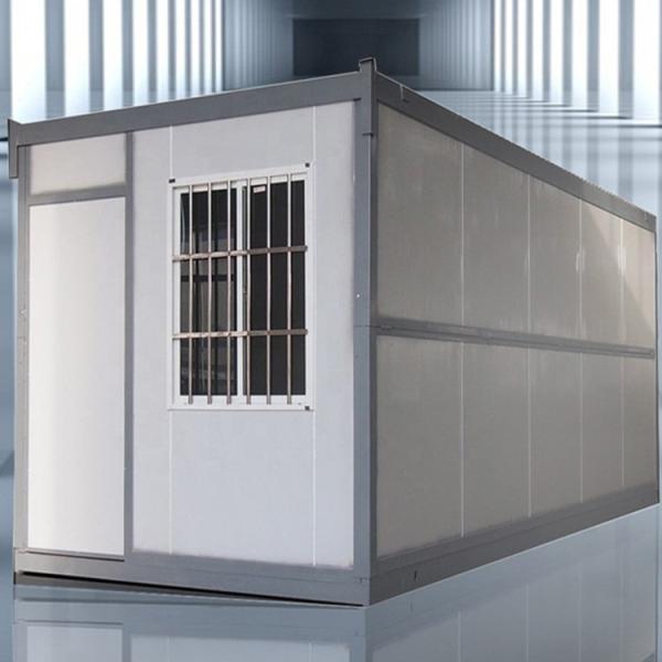 Maison-container pliable avec qualité d'acier Q235B et tous les bords scellés par de la peinture imperméable