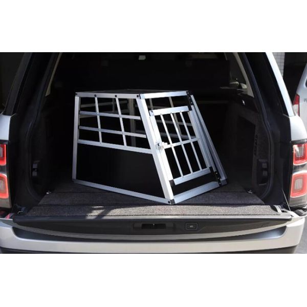 Lockable коробка перемещения собаки MDF сверхмощная алюминиевая для большой клетки перехода автомобиля собаки