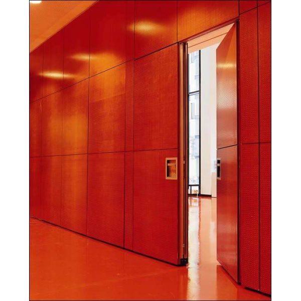 Съемные разделы доказательства звука офиса Сингапура, деревянные раздвижные двери