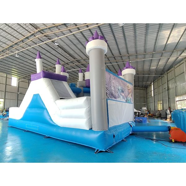 Hot Sale Inflatable Jumping House Frozen Cartoon Inflatable Slide For Party Inflatable Combo Castle For Outdoor Indoor