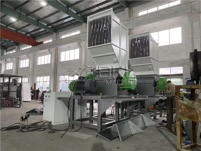 Машина 800kg h дробилки любимца бутылки HDPE молока пластиковая