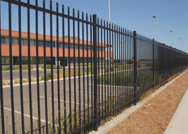 POWDER coated tubular fence panels Hercules Security Fence panels