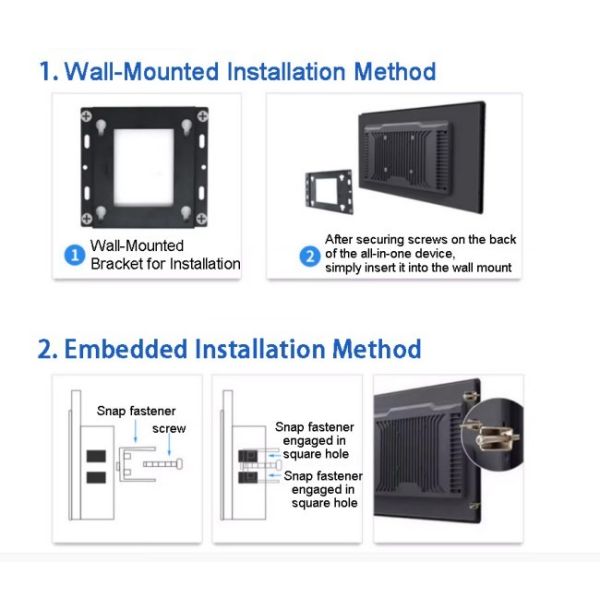 Industrial-grade Touchscreen Monitor Wide Temperature 21.5 Inch Embedded LCD Module for Industrial Automation Equipment