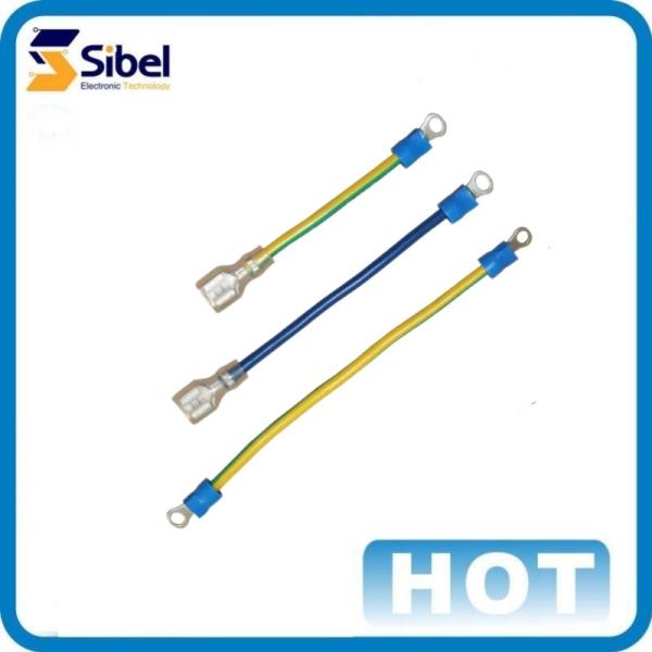 factory manufacturing custom electrical cable assembly terminal ground ring industrial wire harness