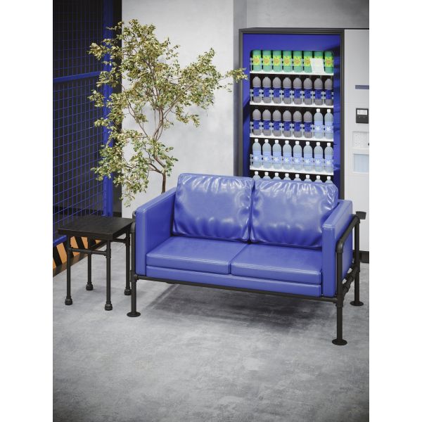 Modern Trendy Tavern Industrial Pipe Iron Card Seat Dining Bar Restaurant Set for Hotels