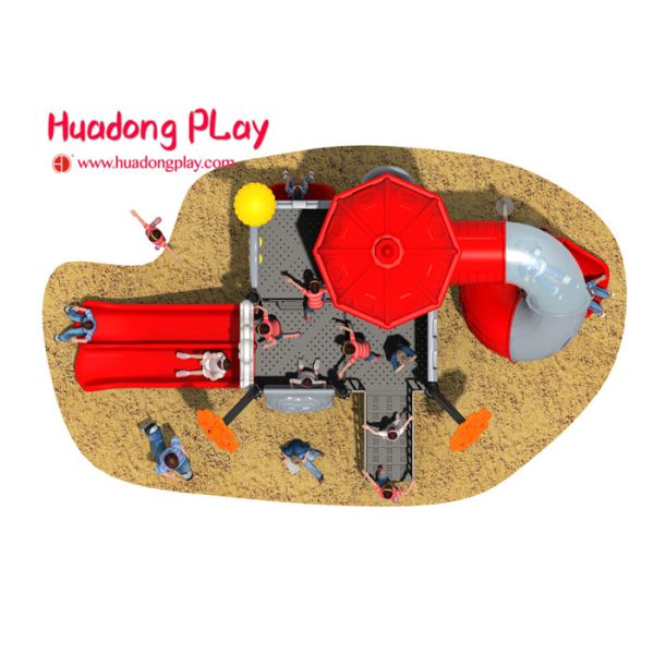 Popular Outdoor Playground Slides , Backyard Garden Kids Play Equipment
