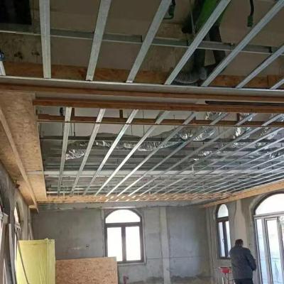 Drywall Gypsum Light Steel Keel Ceiling For Partition Systems Metal U Channel Track