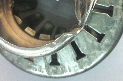 DELLOK врезало трубу колец прокладки листа g низкопробную 25mm гальванизированную