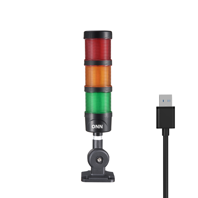 ONN-M4 USB 5V Signal Lights RYG Wwarning Light With Buzzer For CNC Lathe