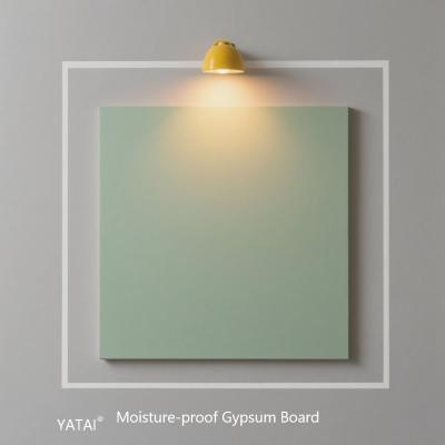 Smooth Moisture Proof Gypsum Board Sound Insulation ≥35dB 9.5mm Thickness
