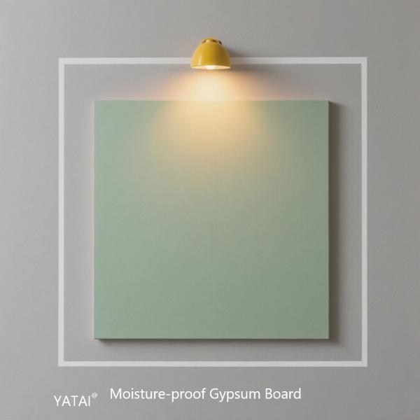 Smooth Moisture Proof Gypsum Board Sound Insulation ≥35dB 9.5mm Thickness