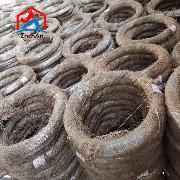 Galvanized Zinc-Coated Wire 1.2mm, Zinc Layer 50g/m², Silver-Grey, for Fencing Construction Binding
