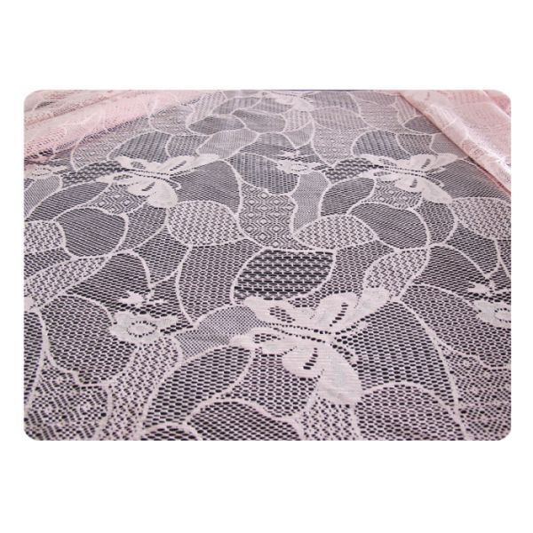 Butterfly Pattern Polyester Lace Fabric , OEM / ODM Offer CY-CT8515