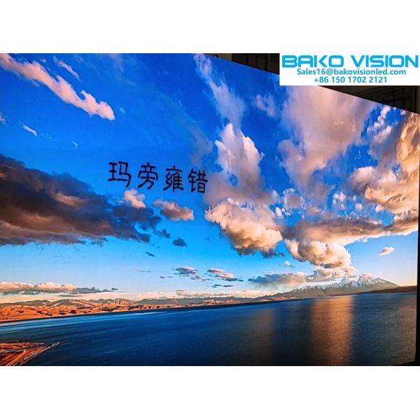 Wall Mounting Indoor Full Color Led Display P0.937-P1.87 Ultra Fine Pitch Fully Front Access