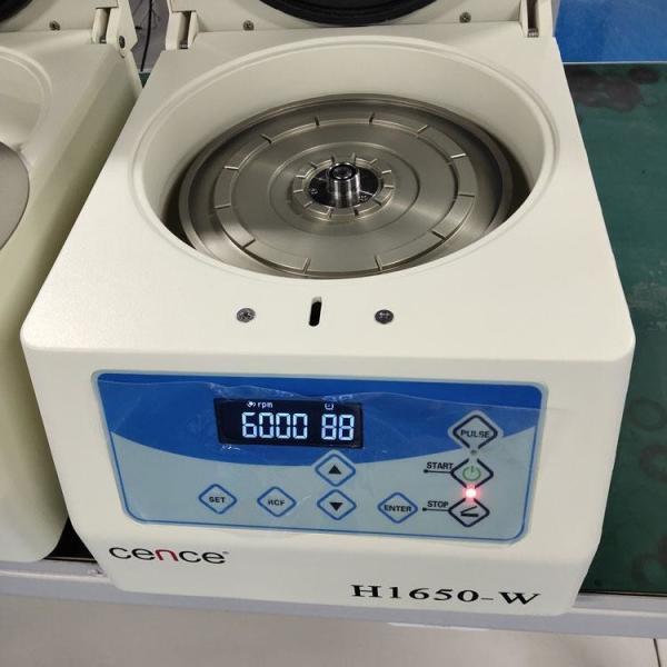 Centrifugador de alta velocidade H1650-W do certificado 16500rpm do CE micro