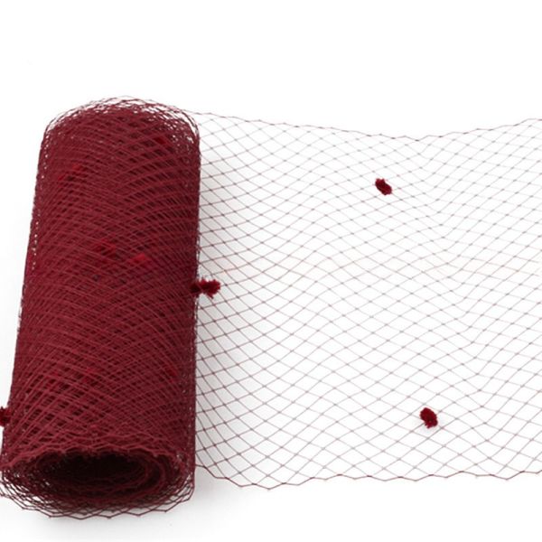 9 Inch Party Decoration Bridal Fabric Veil with Silk Screen Printing Technique