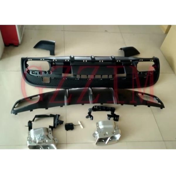 ABS/PP Material Rear Bumper Lip Spoiler Diffuser for Mercedes - Benz GLA45 AMG 2015