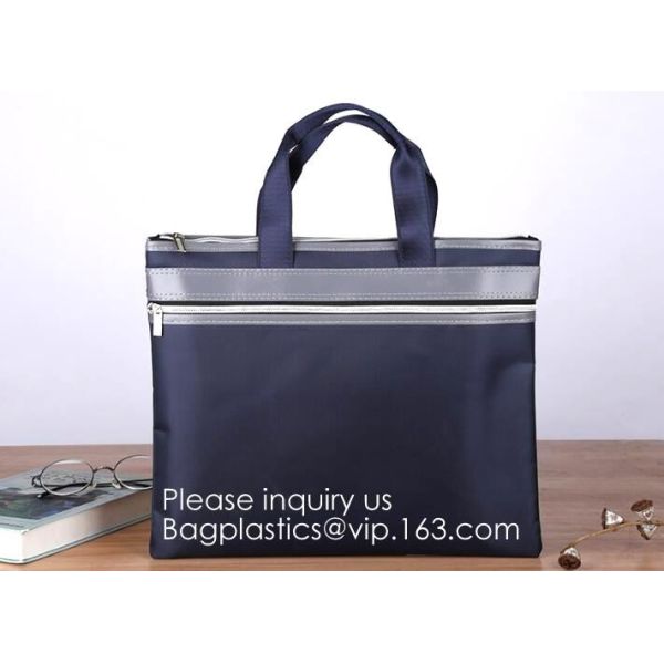 Large Water Resistant File Storage Silicone Coated Non-Itchy Fiberglass Money Bags Safe Fireproof Document Bags With