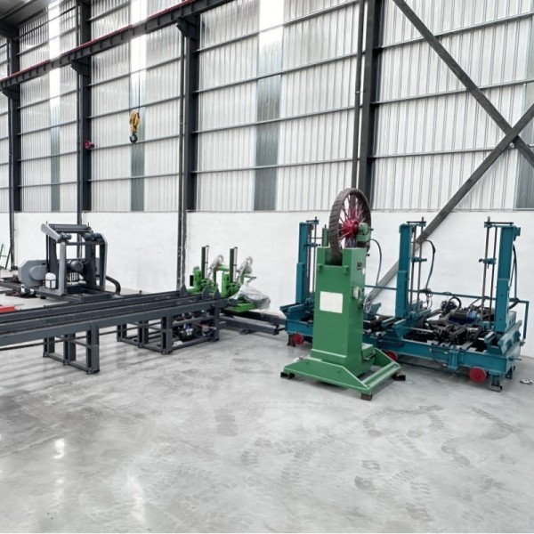 Electric Vertical Band Sawmill Wood Cutting Machine MJ3310 Hydraulic Log Turner 1060mm Wheel Automatic Carriage