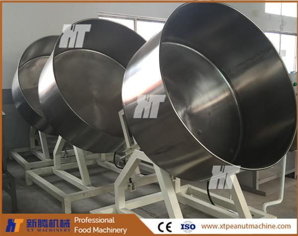 100kg/H Automatic Peanut Coating Machine Hazel Rotary Peanut Processing Machine