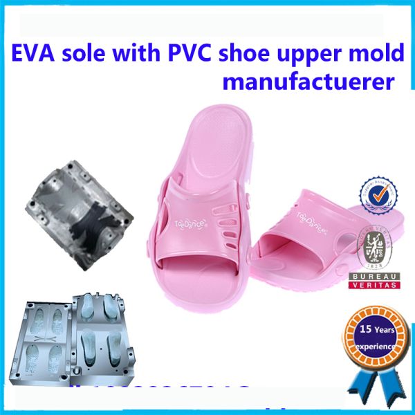 Two Color EVA Mould Durable Aluminum / Steel Sandal Shoe  Mould