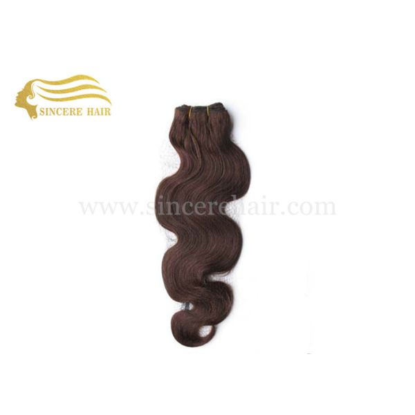 Hot Sale 20" Body Wave Hair Weft Extensions for sale - 20" Dark Brown 100% Remy Human Hair Weave Extension for Sale Hot Sale 20