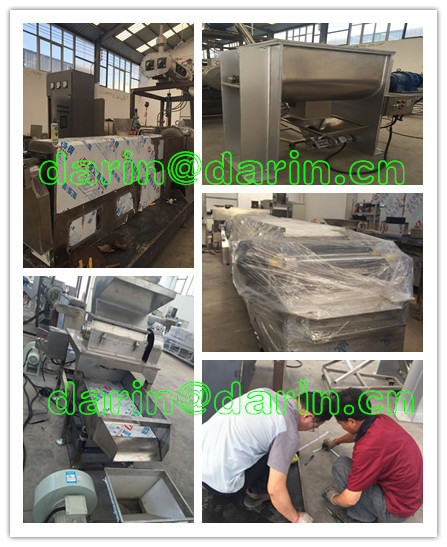 Extrusora soprada do alimento/inflamento da extrusora do alimento/do alimento petisco do milho que faz a máquina