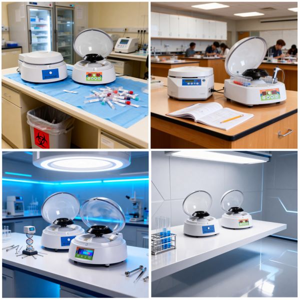 12000rpm Mini Centrifuge Machine Portable Laboratory Centrifuge Machines 7900xg For PCR DNA Labs