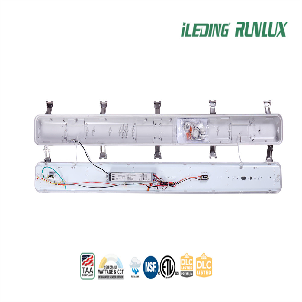 5VA FLR 140LPW 3500-5000K Switchable 0-10V Dimming Tunable LED Vapor Tight Light Fixture