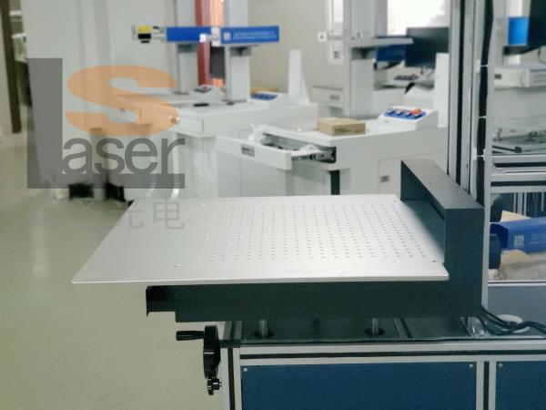 S-500 500*500mm large format CO2 glass tube laser marking machine for Jeans leather