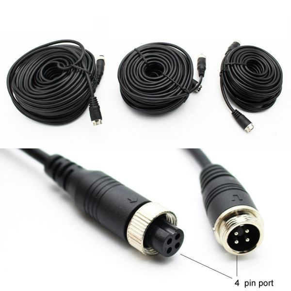 Professional 4 pin gx16 aviation connector Cable Assembly in OEM Color with PVC Tube