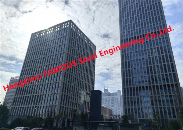 Laminated Insulation Glass Facade Curtain Wall High Rise Commercial Building